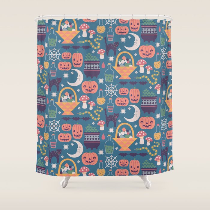 Quaint and Creepy Shower Curtain Gallery Image 1