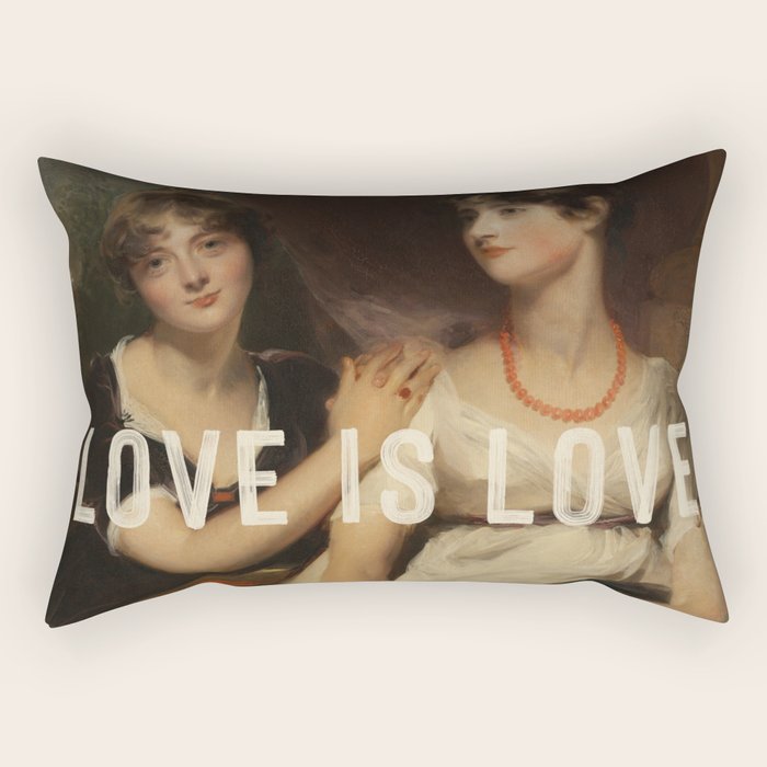 Love is Love Rectangular Pillow Gallery Image 1