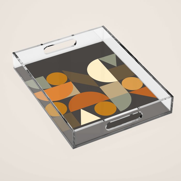 Mid Century 29D Acrylic Tray Gallery Image 1