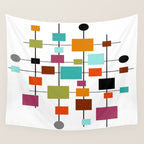 Mid-Century Modern Art 1.3.1 Wall Tapestry Gallery Image 4
