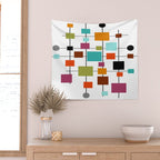 Mid-Century Modern Art 1.3.1 Wall Tapestry Gallery Image 2