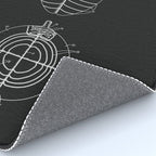 Football Patent - Black Rug Gallery Image 4