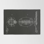Football Patent - Black Rug Gallery Image 2