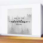 And So The Adventure Begins Wall Mural Gallery Image 2