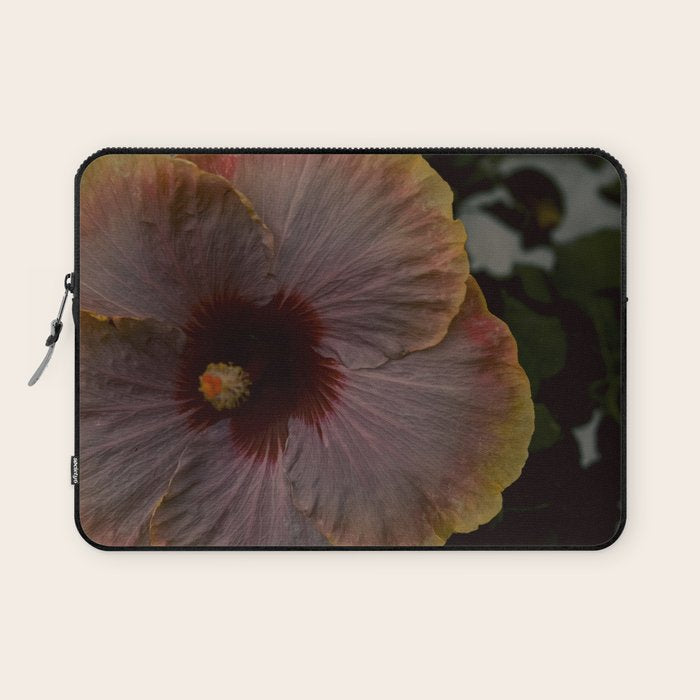 hibiscus photograph - floral botanical tropical art Laptop Sleeve Gallery Image 1