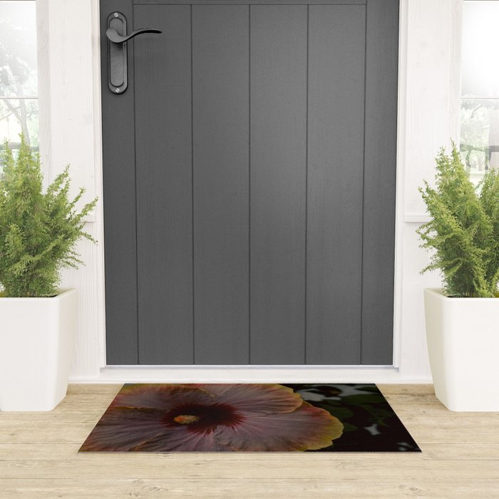 hibiscus photograph - floral botanical tropical art Welcome Mat Gallery Image 3