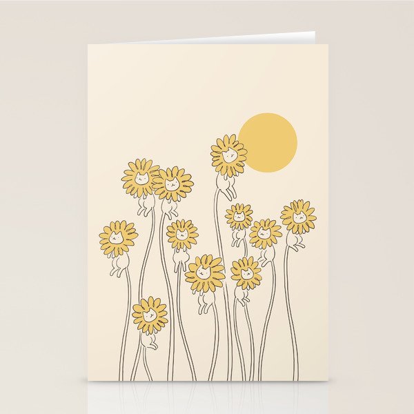 Cat and Plant 45 Stationery Card Gallery Image 2