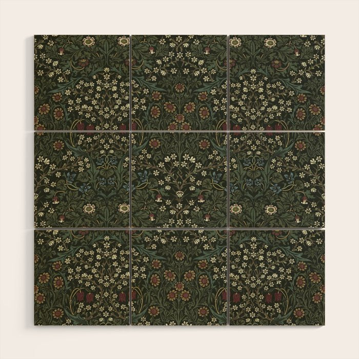 William Morris Blackthorn,No,01. Wood Wall Art Gallery Image 1