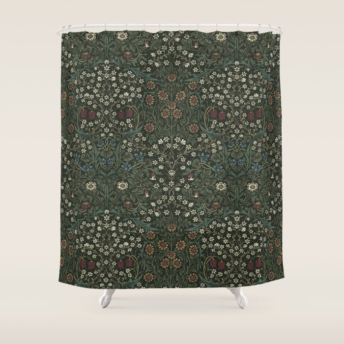 William Morris Blackthorn,No,01. Shower Curtain Gallery Image 1