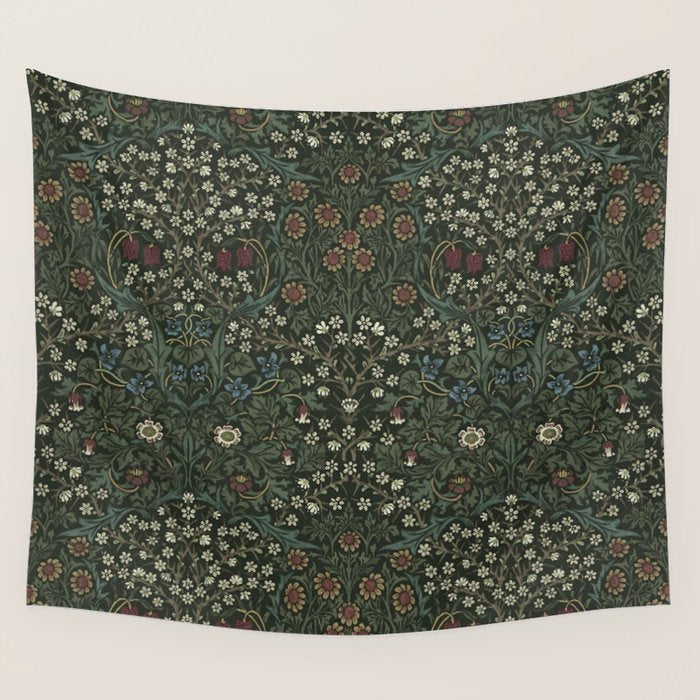 William Morris Blackthorn,No,01. Wall Tapestry Gallery Image 4