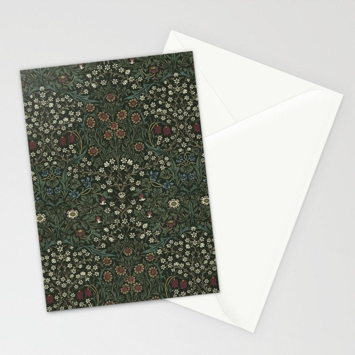 William Morris Blackthorn,No,01. Stationery Card Gallery Image 2