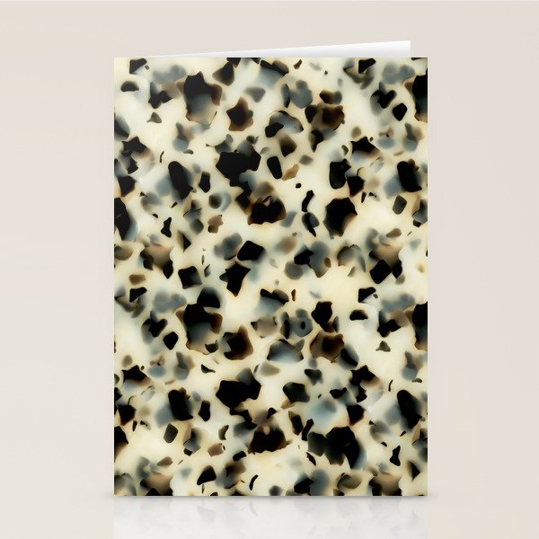 Ivory Acetate Tortoise Shell Stationery Card Gallery Image 1