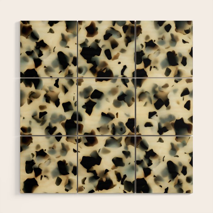Ivory Acetate Tortoise Shell Wood Wall Art Gallery Image 1