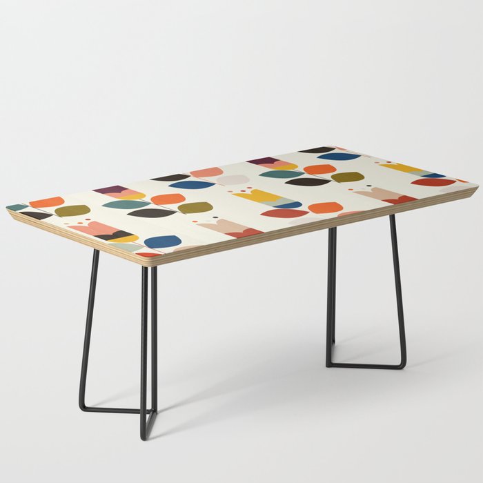 mid modern geometric spring Coffee Table Gallery Image 1