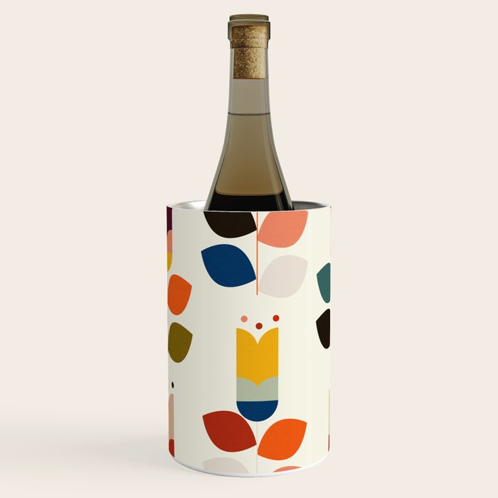 mid modern geometric spring Wine Chiller Gallery Image 1