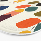 mid modern geometric spring Bath Mat Gallery Image 3