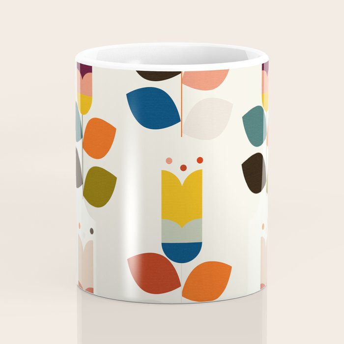 mid modern geometric spring Coffee Mug Gallery Image 4