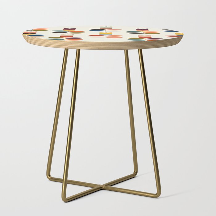 mid modern geometric spring Side Table Gallery Image 1