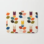 mid modern geometric spring Bath Mat Gallery Image 1