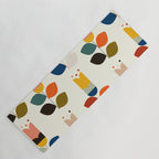 mid modern geometric spring Yoga Mat Gallery Image 1