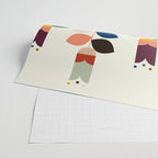mid modern geometric spring Wrapping Paper Gallery Image 2