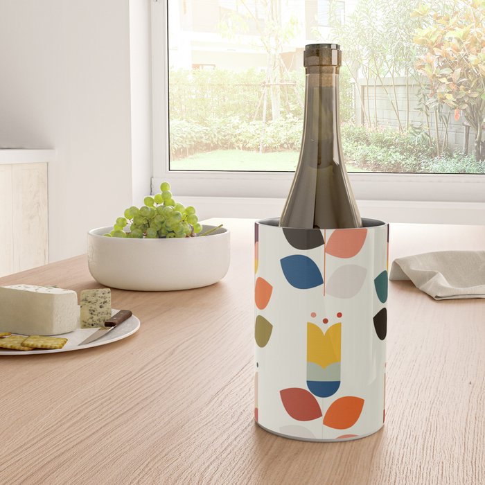mid modern geometric spring Wine Chiller Gallery Image 4