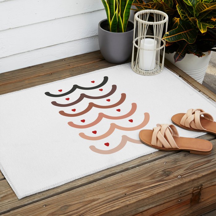 Love Yourself Outdoor Rug Gallery Image 2