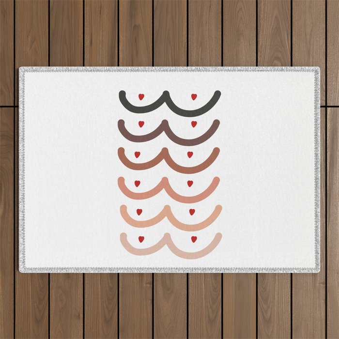 Love Yourself Outdoor Rug Gallery Image 1