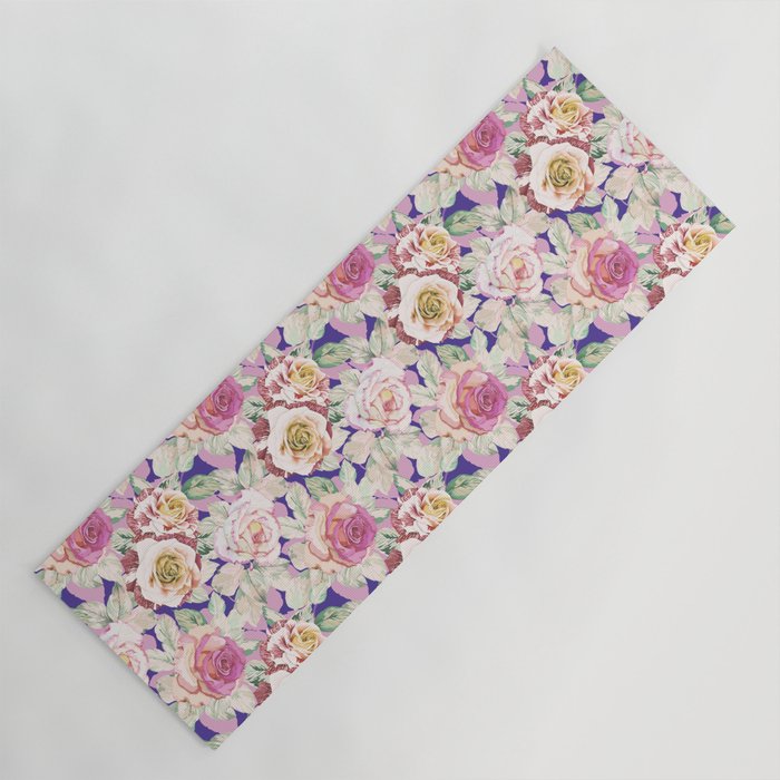 The lush garden in bloom P Yoga Mat Gallery Image 1