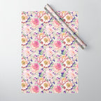 The lush garden in bloom P Wrapping Paper Gallery Image 1