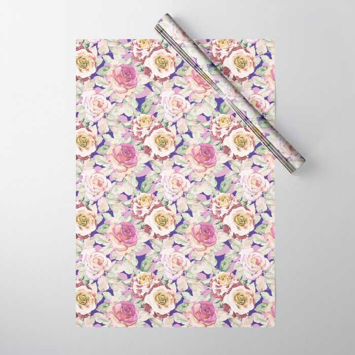 The lush garden in bloom P Wrapping Paper Gallery Image 1