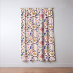 The lush garden in bloom P Window Curtain Gallery Image 3