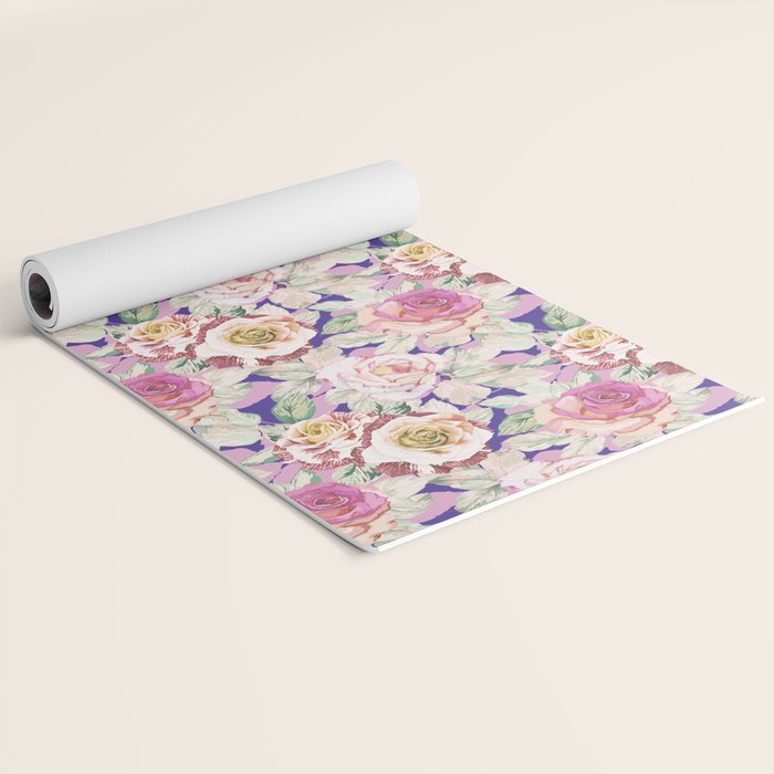 The lush garden in bloom P Yoga Mat Gallery Image 2