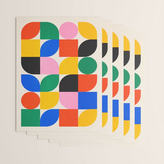 BAUHAUS 06: Exhibition 1923 | Mid Century Series  Wrapping Paper Gallery Image 3