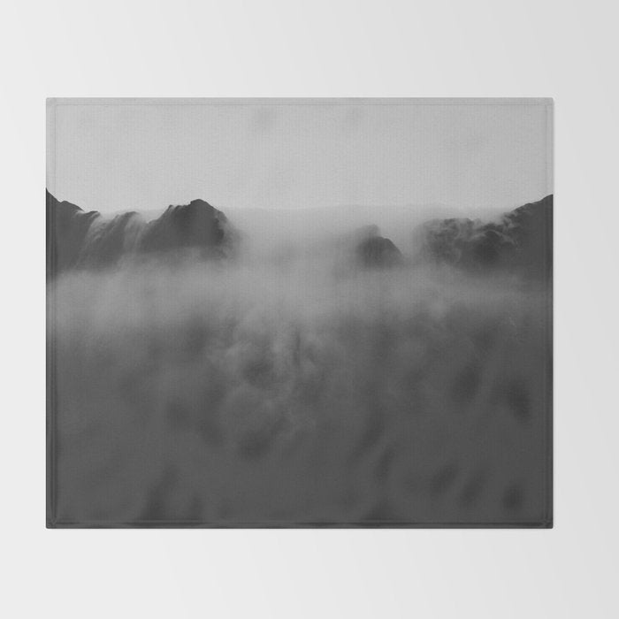 Cloudfall -  Landscape and Nature Photography Throw Blanket Gallery Image 2