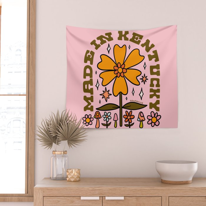 Made In Kentucky Wall Tapestry Gallery Image 2