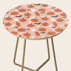 Pumpkin Party on Blush Pink Side Table Gallery Image 2