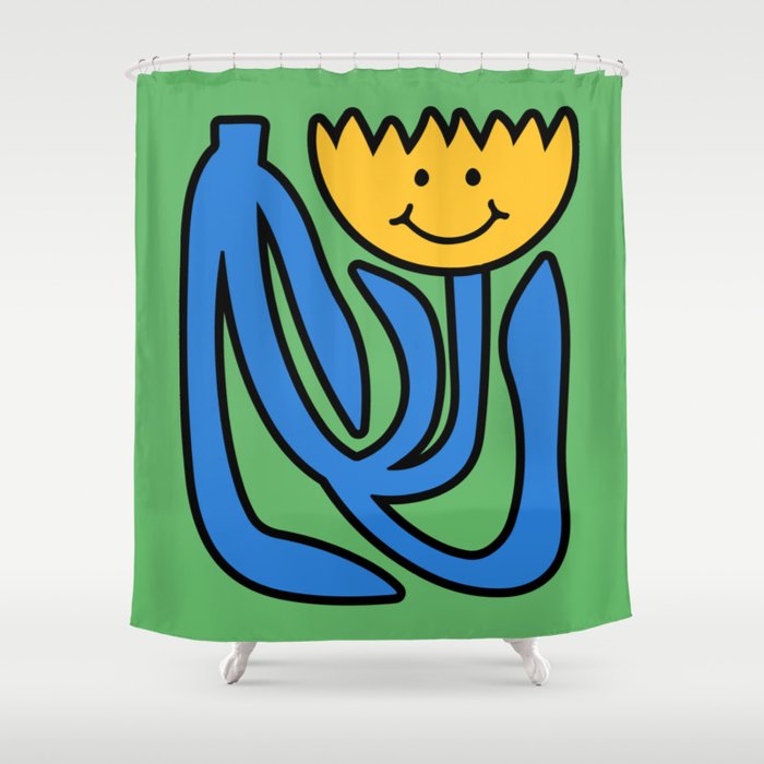THE FLOWER OF JOY 02 Shower Curtain Gallery Image 1