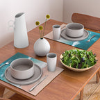 Peach Sand and Blue Sea - Coastal Aerial Photography Placemat Gallery Image 2