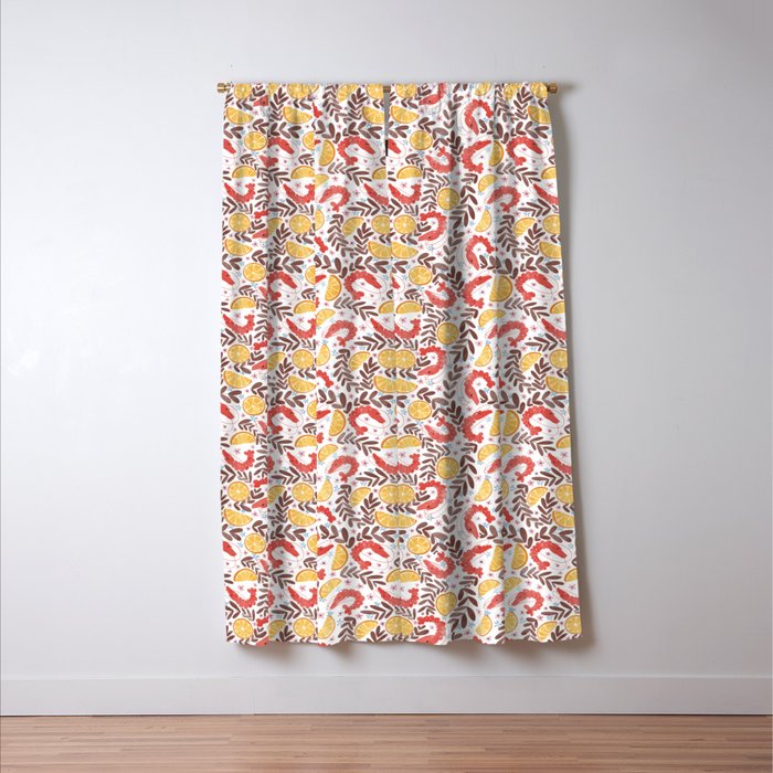 Citrus Shrimp Delight Window Curtain Gallery Image 3
