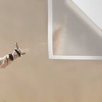 Space Surfer - Futuristic Surf Photo Art Print - Astronaut Riding a Wave Wall Tapestry Gallery Image 3