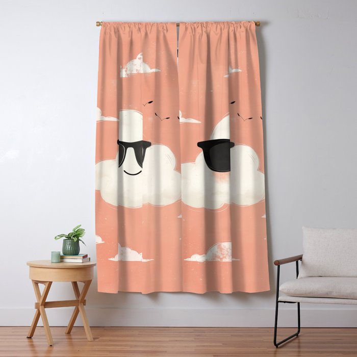 Too Cool to Rain Window Curtain Gallery Image 1