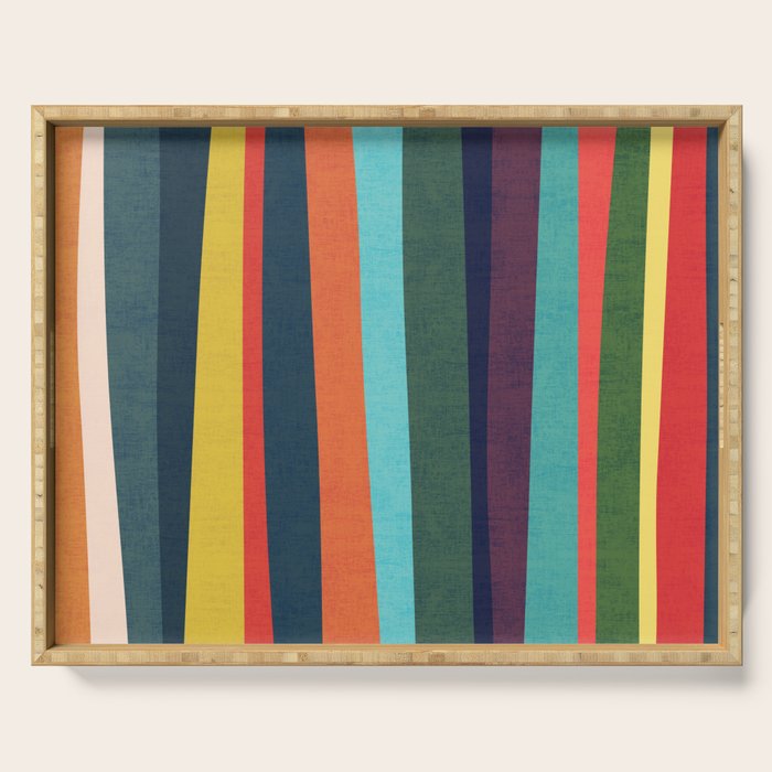 Mid-century zebra Serving Tray Gallery Image 1