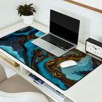 Blue Agate Desk Mat Gallery Image 2