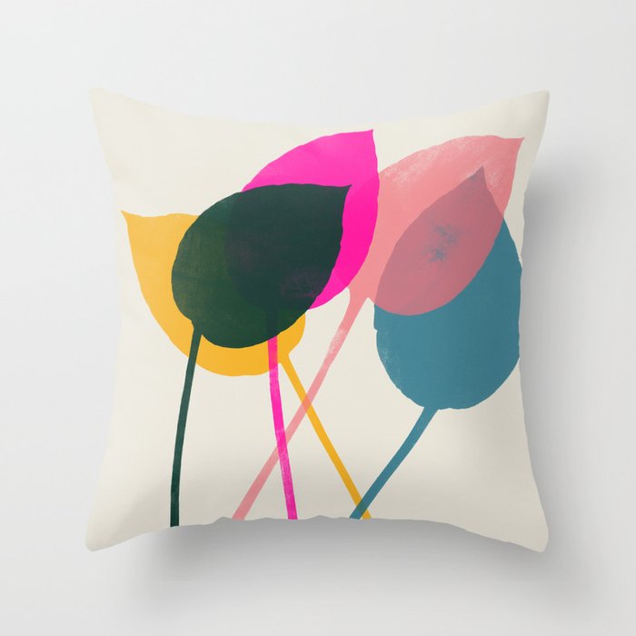 hosta 6 Throw Pillow Gallery Image 6