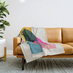 hosta 6 Throw Blanket Gallery Image 1