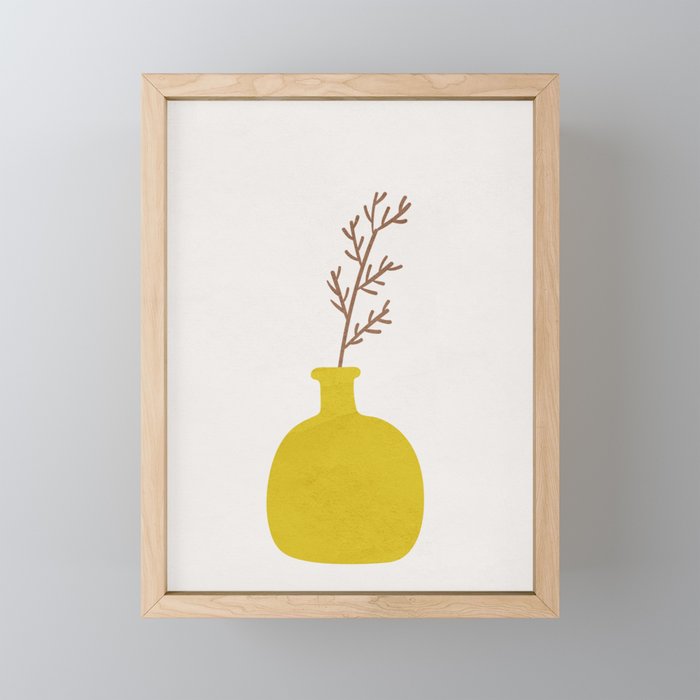 Little Vase Design 3 Mini Art Print