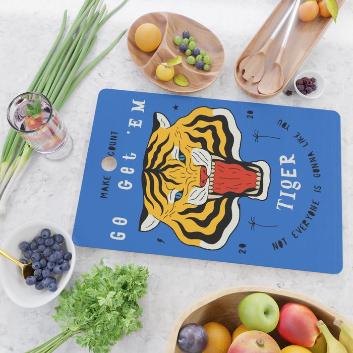 Go Get 'Em Tiger Cutting Board Gallery Image 2