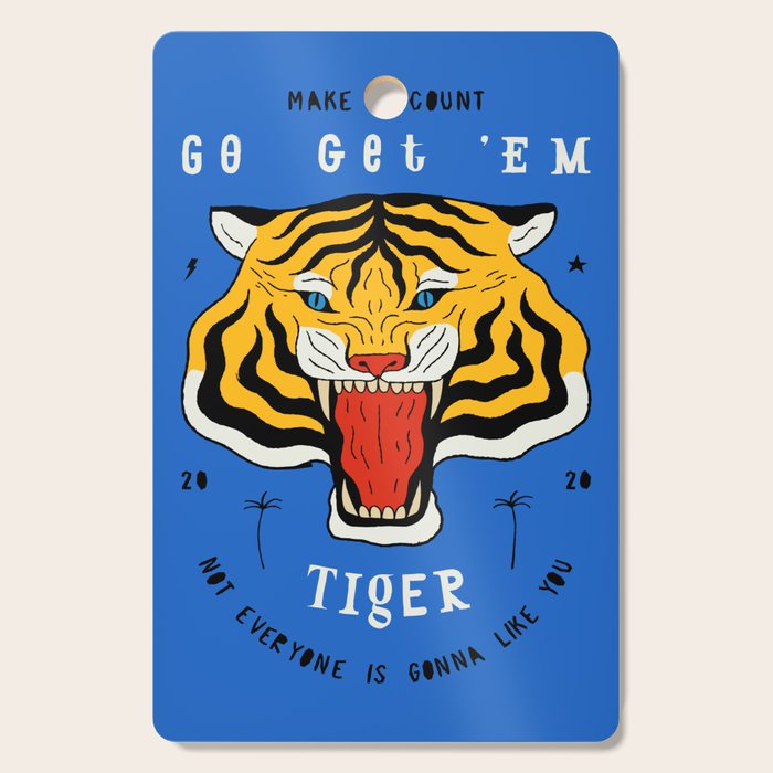 Go Get 'Em Tiger Cutting Board Gallery Image 1