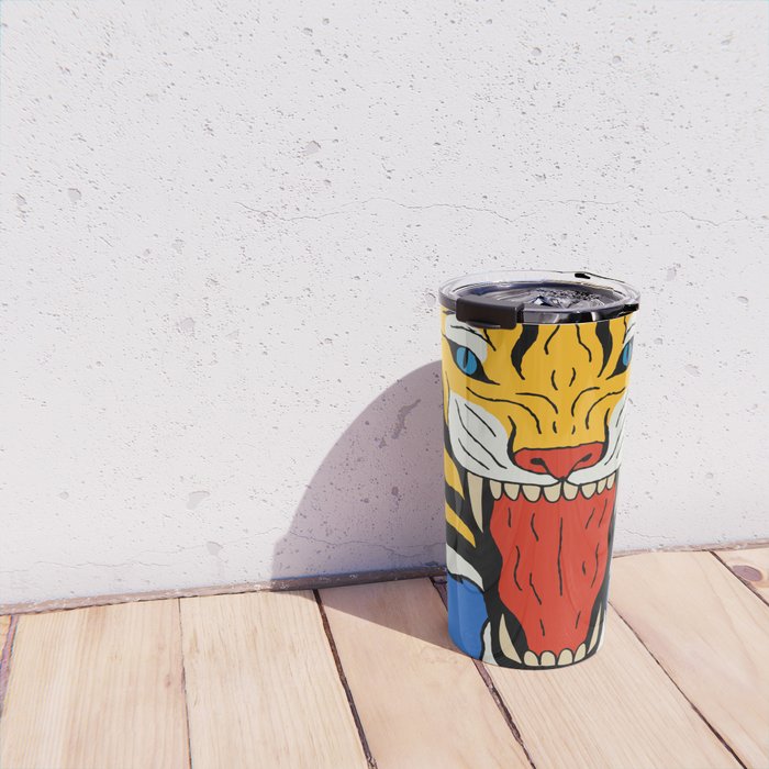 Go Get 'Em Tiger Travel Mug Gallery Image 4